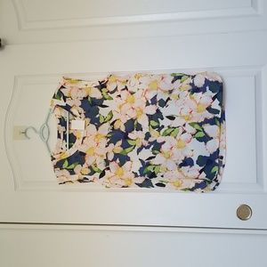 J.Crew Floral Sleeveless Blouse Tank Top